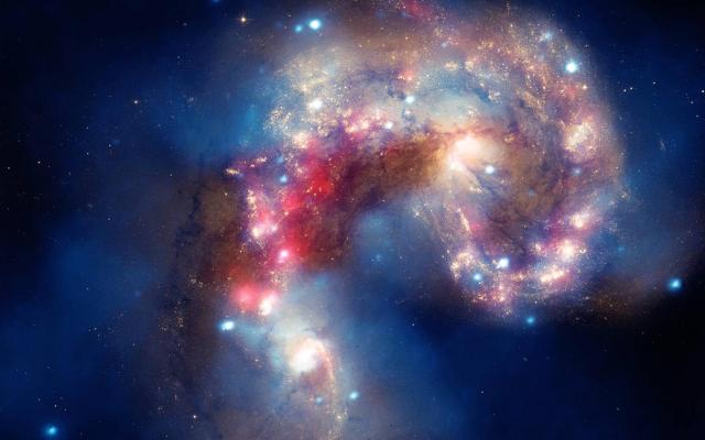 Antennae Galaxies Colliding